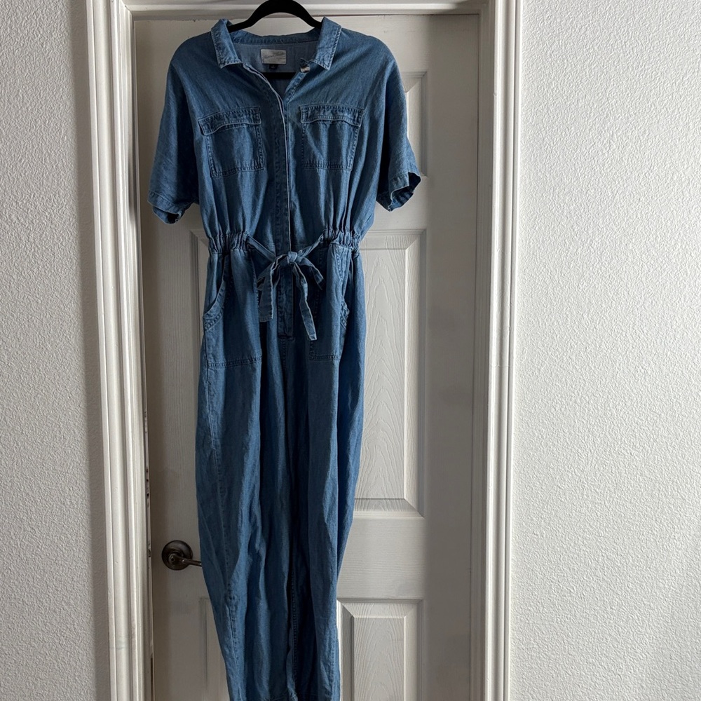 Universal Thread Blue Denim Jumpsuit